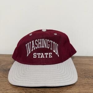 Vintage Washington State Cougars Baseball Cap Long 7 1/8 USA Men’s